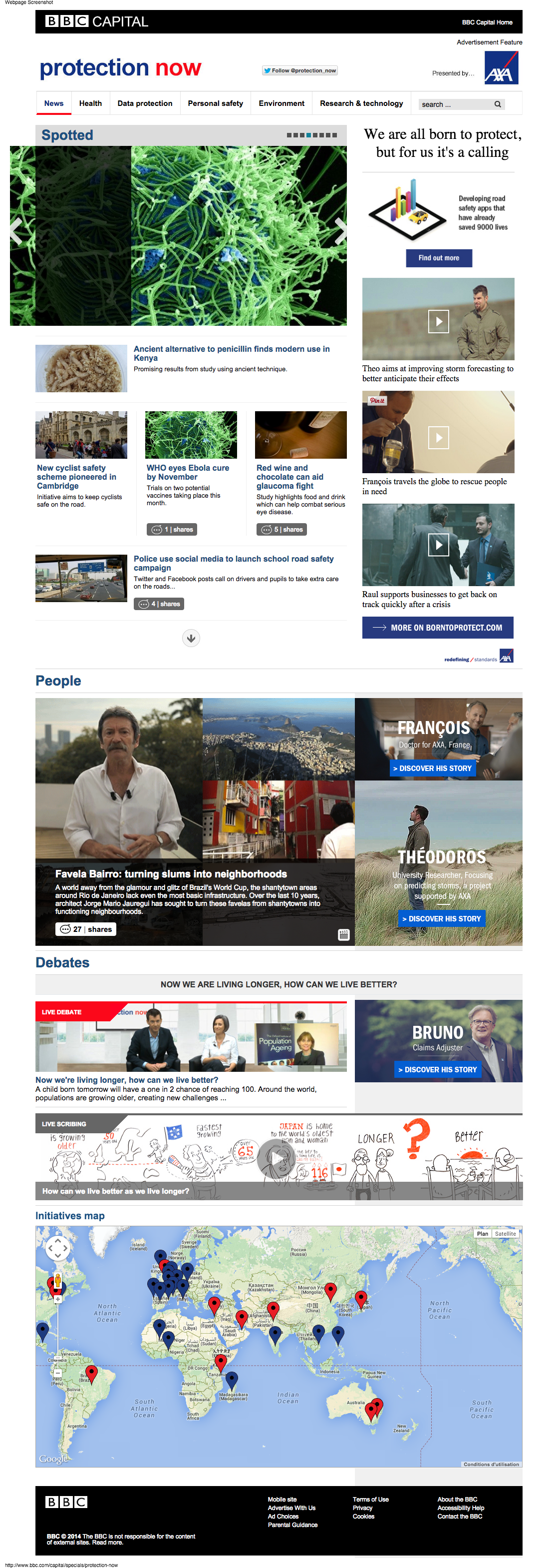 AXA launches Protection Now: a magazine published on BBC.com, produced by Take Part Media