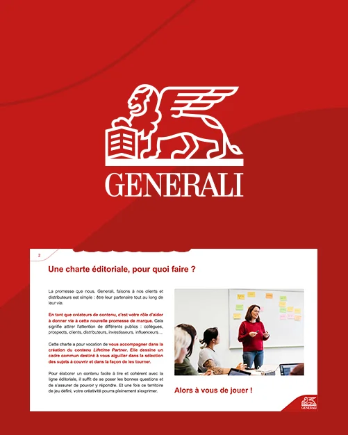 Generali - Editorial charter, narratives and employer brand