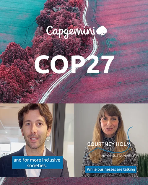 Capgemini COP 27&nbsp;: Future Is Now!